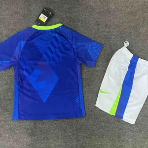 2025 Brazil Away Kid Kits Youth Apparels AAAAJersey Dropship Yupoo 1