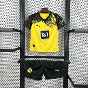 25-26 Borussia Dortmund Home Kids Kits Youth Apparels Yellow AAAAJersey Supplier Yupoo
