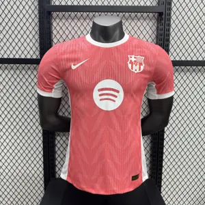 25-26 Barcelona Red Special Edition Kit Player Version Shirt Soccer AAAAJersey Dropship Yupoo