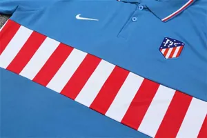 Atletico Madrid Polo sky blue with red and white 17