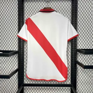 01-02 Rayo Vallecano Home Retro Kit Vintage Shirt AAAAJersey Supplier Yupoo 3
