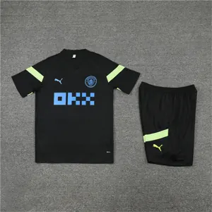 22-23 Manchester City Training Kit Black 10
