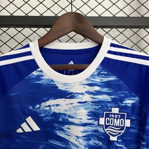 25-26 Como 1907 Home Kit Shirt Football Uniform AAAAJersey Wholesale Yupoo 2