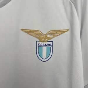 25-26 Lazio Away Kit White Football T-Shirt AAAAJersey Dropshiping Yupoo 1