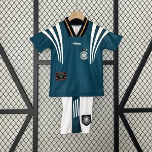 1996 Germany Away Retro Kids Kits Euro Cup Shirt Cheap Jerseys Yupoo