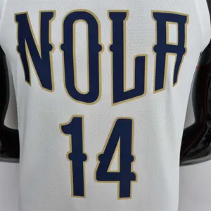 2022 New Orleans Pelicans Ingram#14 City Edition Williams #1 White NBA Jersey 7