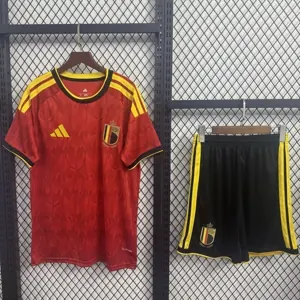 2026 World Cup Jersey Belgium Home Kit Soccer Children Sets AAAAJersey Supply Yupoo