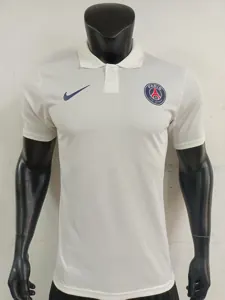25-26 PSG White Polo Kit Player Version Soccer AAAAJersey Yupoo S-2XL