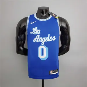 2021 Westbrook#0 Lakers Retro Blue