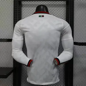 2026 World Cup Mexico Away Kit Football Player Version Long Sleeve Shirt AAAAJersey Dropship Yu 5