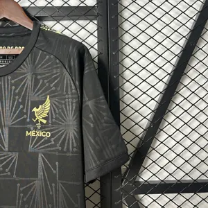 2025 Mexico Gold Jersey Black Special Edition Shirt Soccer Uniform AAAAJersey Wholesale Yupoo-1 7