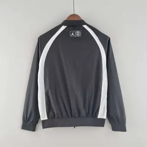 2022 PSG Jordan blackwhite windbreaker 6