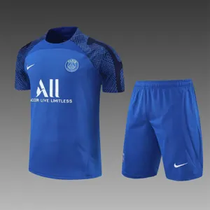 22-23 PSG training suit short sleeve kit blue