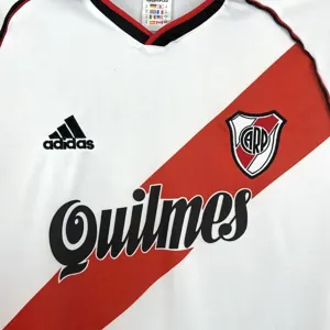 00-01 River Plate Home Retro Kit Vintage Shirt AAAAJersey Supplier Yupoo 4