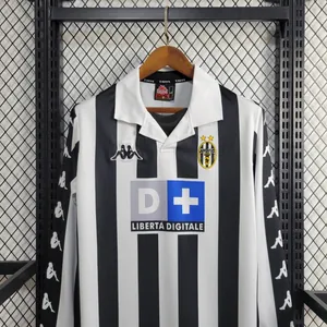 99-00 Juventus Retro Home Kit Long Sleeve Shirt Best Jerseys Yupoo S-2XL 2