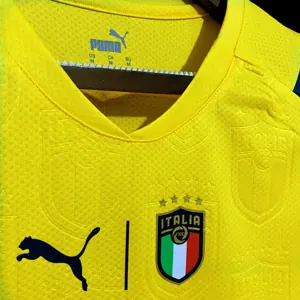 20-21 Italy Goalkeeper Yellow Retro Kit Soccer Shirt AAAAJersey Supply Yupoo 1