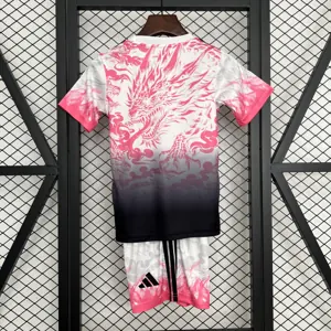 25-26 Real Madrid Special Edition Kids Kit Youth Futbol Dragon Pattern Set AAAAJersey Supply Yu 3