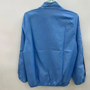 25-26 Italy Blue&Beige Trench Coat Reversible Windbreaker Double-Sides Jacket 2