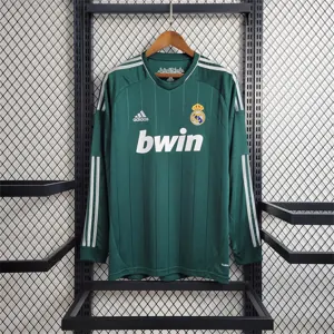 12-13 Real Madrid green third away long sleeve 6
