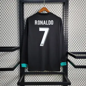 17-18 Real Madrid away long sleeve 9