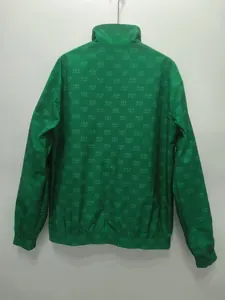 1995 Mexico Retro Trench Coat Reversible Windbreaker Double-Sides Jacket 2
