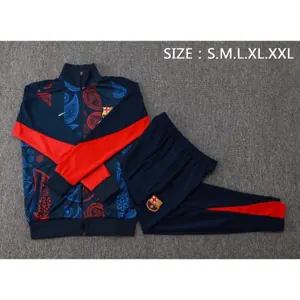 24-25 Barcelona Pre-Match Football Tracksuit Long Jacket Suits 1