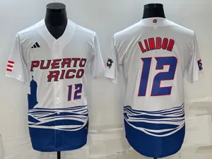 White Puerto Rico 2023 World Cup Baseball Jerseys 41