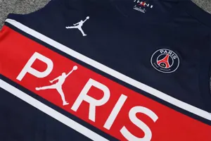 22-23 PSG vest training kit kit dark blue and red stripe 9