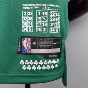 2022 season irving#11 Celtics City Edition Green 5