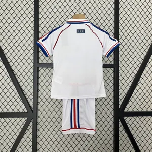 1998 France Away Retro Kid Kits Youth Apparels Sport AAAAJersey Yupoo 6
