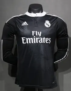 14-15 Real Madrid Third Retro Kit Vintage Player Version Long Sleeve Shirt AAAAJersey Dropship