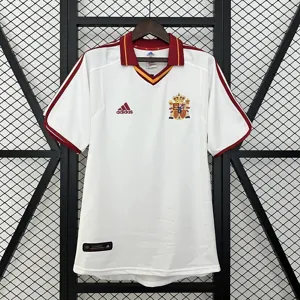2000 Spain Away Retro Kit Vintage Shirt AAAAJersey Dropship Yupoo