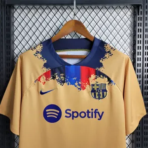 23-24 Barcelona Yellow Training Suit 3