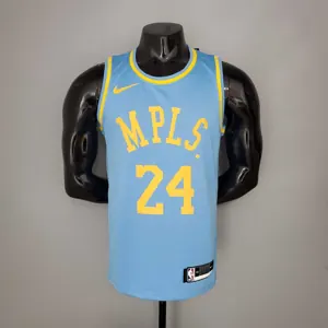 2021 Bryant#24 Lakers Minneapolis Edition Blue