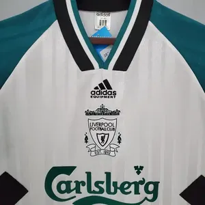 93-95 Retro Liverpool Soccer Jersey Away S-2XL 2