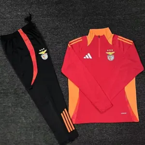 25-26 Benfica Kits Long Red Football Tracksuits 3