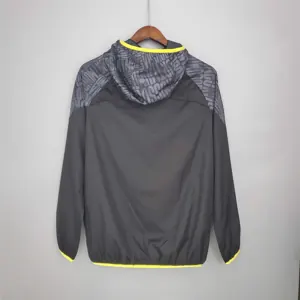 21-22 Dortmund Black Grey Windbreaker 7