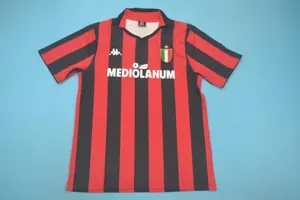 88-89 AC Milan home redblack