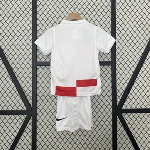 2024 Croatia Home Kid Kits UEFA Euro Youth Apparels Soccer Jerseys Yupoo 3