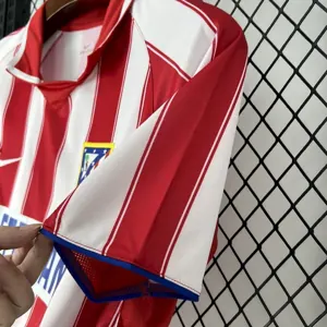03-04 Atletico Madrid Home Retro Kit Vintage Shirt AAAAJersey Supplier Yupoo 2