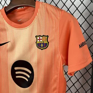 25-26 Kids Barcelona Goalkeeper Kit Youth Apparels Football AAAAJersey Dropship Yupoo-1 3