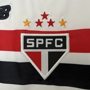 24-25 Sao Paulo Home Kid Kits Children Sets Football Replicas Yupoo 4