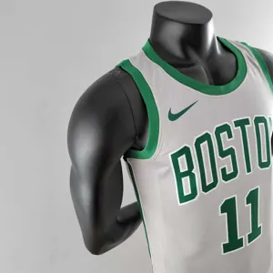 IRVING#11 Boston Celtics Grey NBA Jersey 9