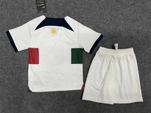 22-23 Portugal away kids kit 1