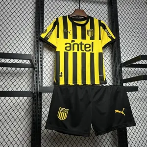 24-25 Penarol Home Kid Kits Youth Apparels Football AAAAJersey Yupoo 5