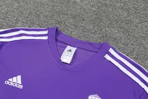 22-23 Real Madrid Training Suit Short Sleeve Kit Purple 8