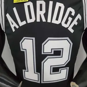 ALDRIDGE#12 Spurs Black 6