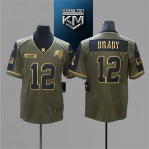 2021 New Tribute Gold Edition NFL Jersey 7