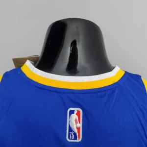 75th Anniversary Golden State Warriors Thompson #11 Mexico Edition Blue NBA Jersey 6
