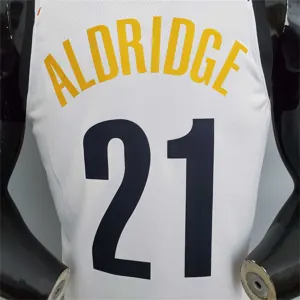 Nets Aldridge #21 graffiti (white) 1